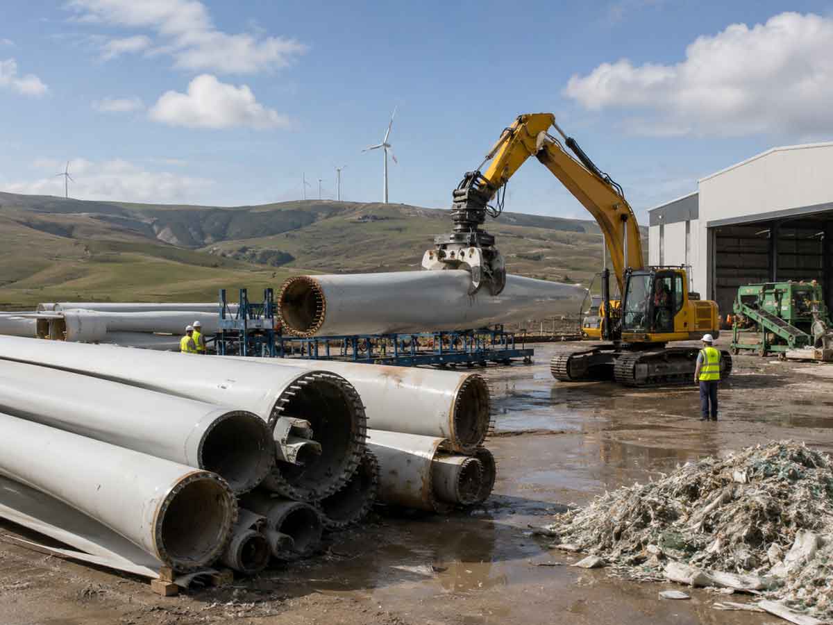 Por La Rioja pide al Gobierno regional que impulse en La Rioja una industria de reciclaje de palas eólicas